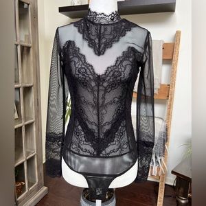 BCBG lace bodysuit